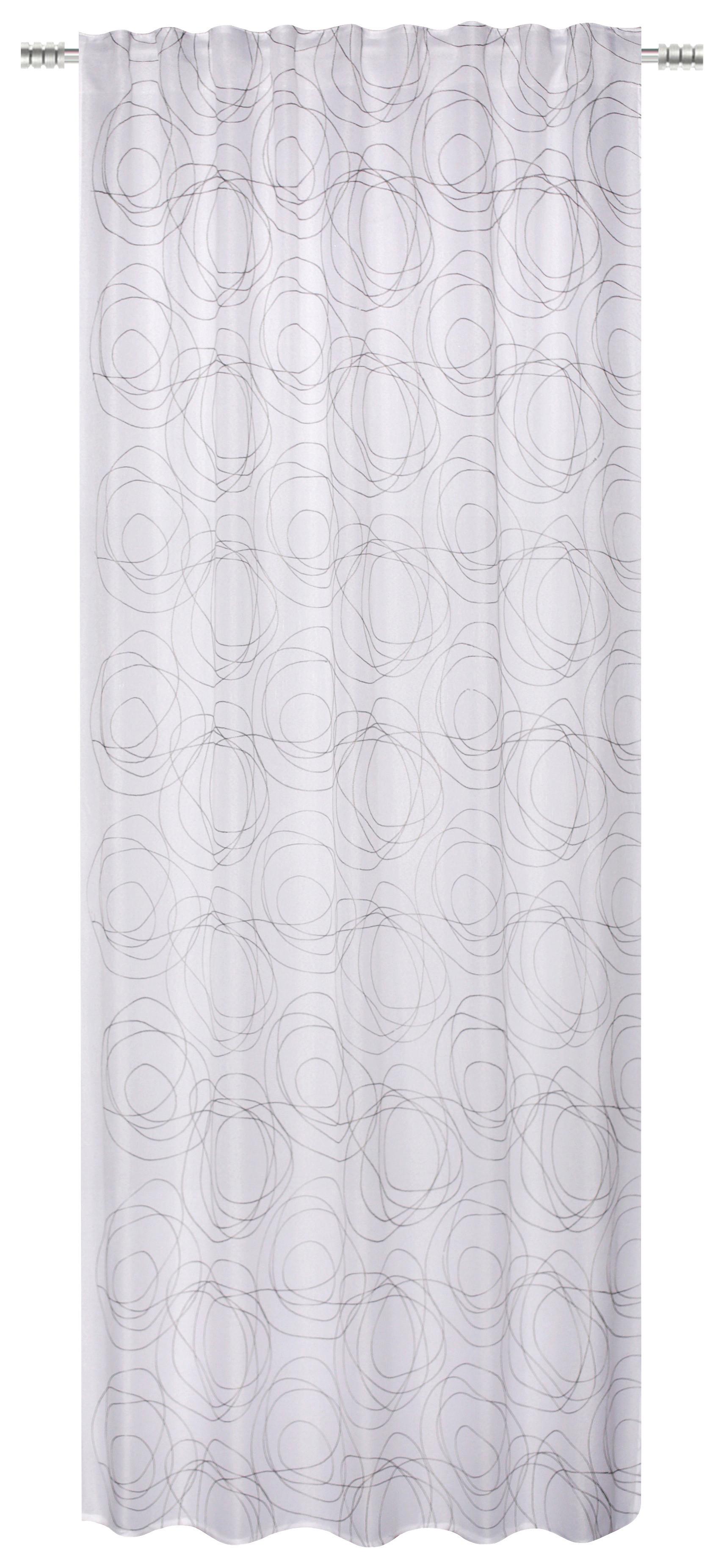 Fertigvorhang Rachel I - Perlmutt, MODERN, Textil (135/245cm) - Luca Bessoni