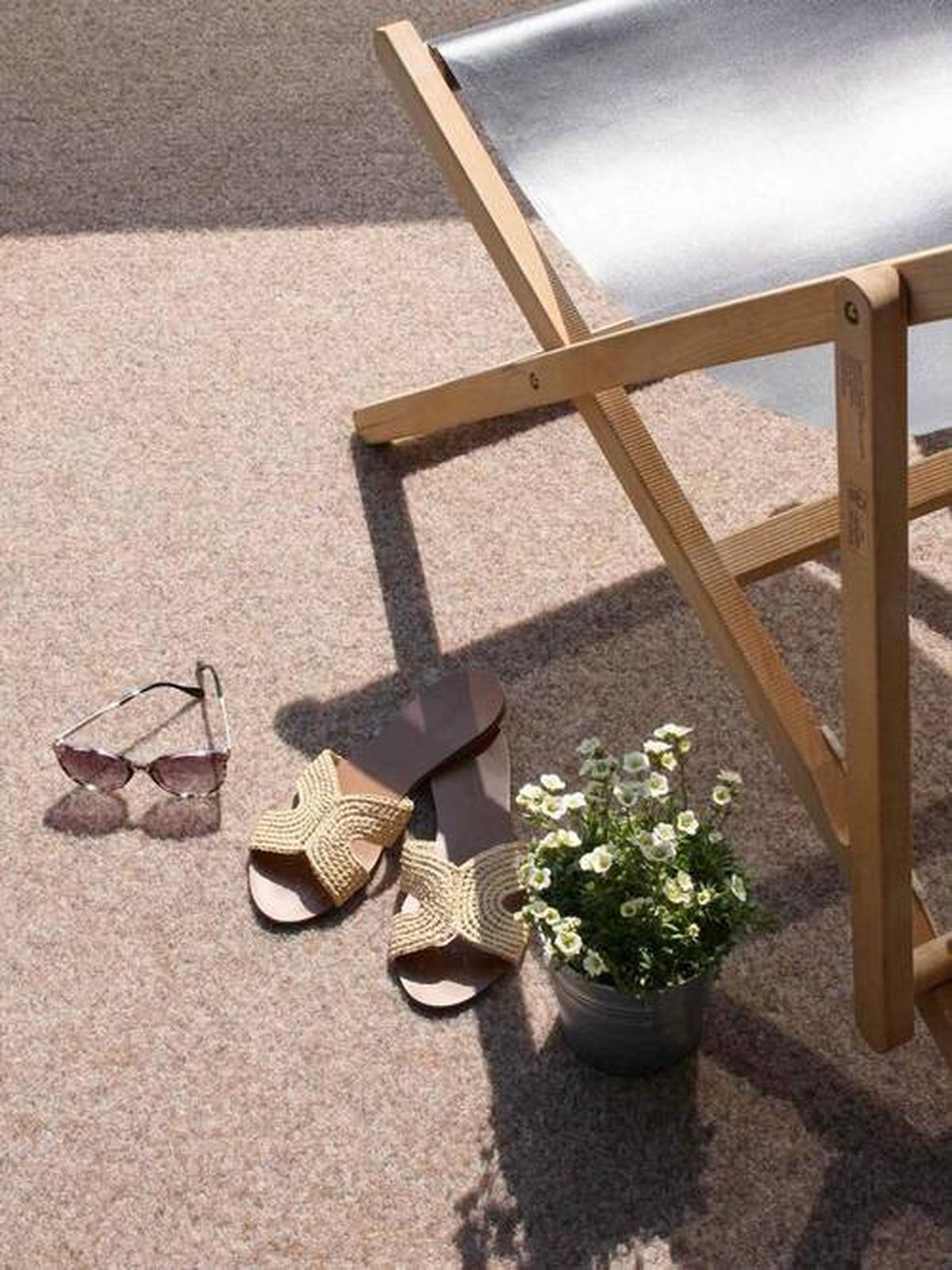 Rasenteppich Georgia Beige - Beige, Basics, Textil (133/1600cm)