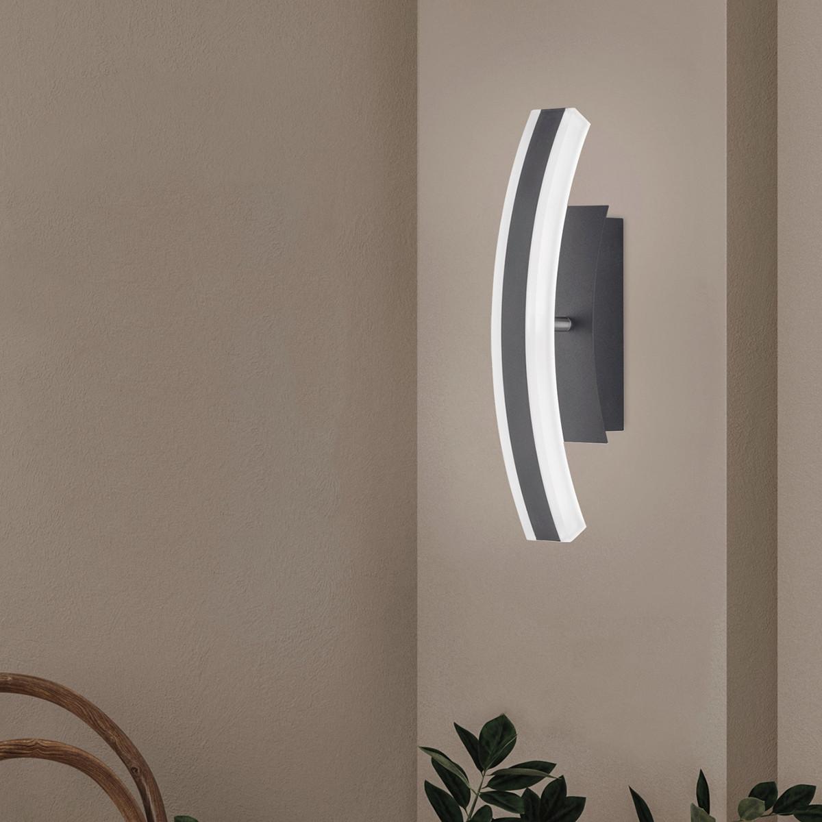 LED-Wandleuchte Stiff 1-Flammig drehbar - Nickelfarben, Design, Metall (7/36,5cm) - Fischer & Honsel