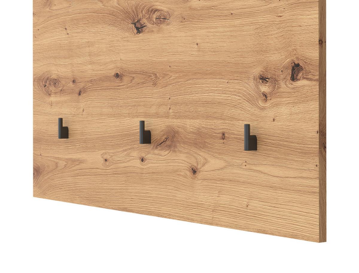 Garderobenpaneel Turino Eiche Artisan Dekor B: 86 cm - MODERN, Holzwerkstoff (86/101/29,6cm)