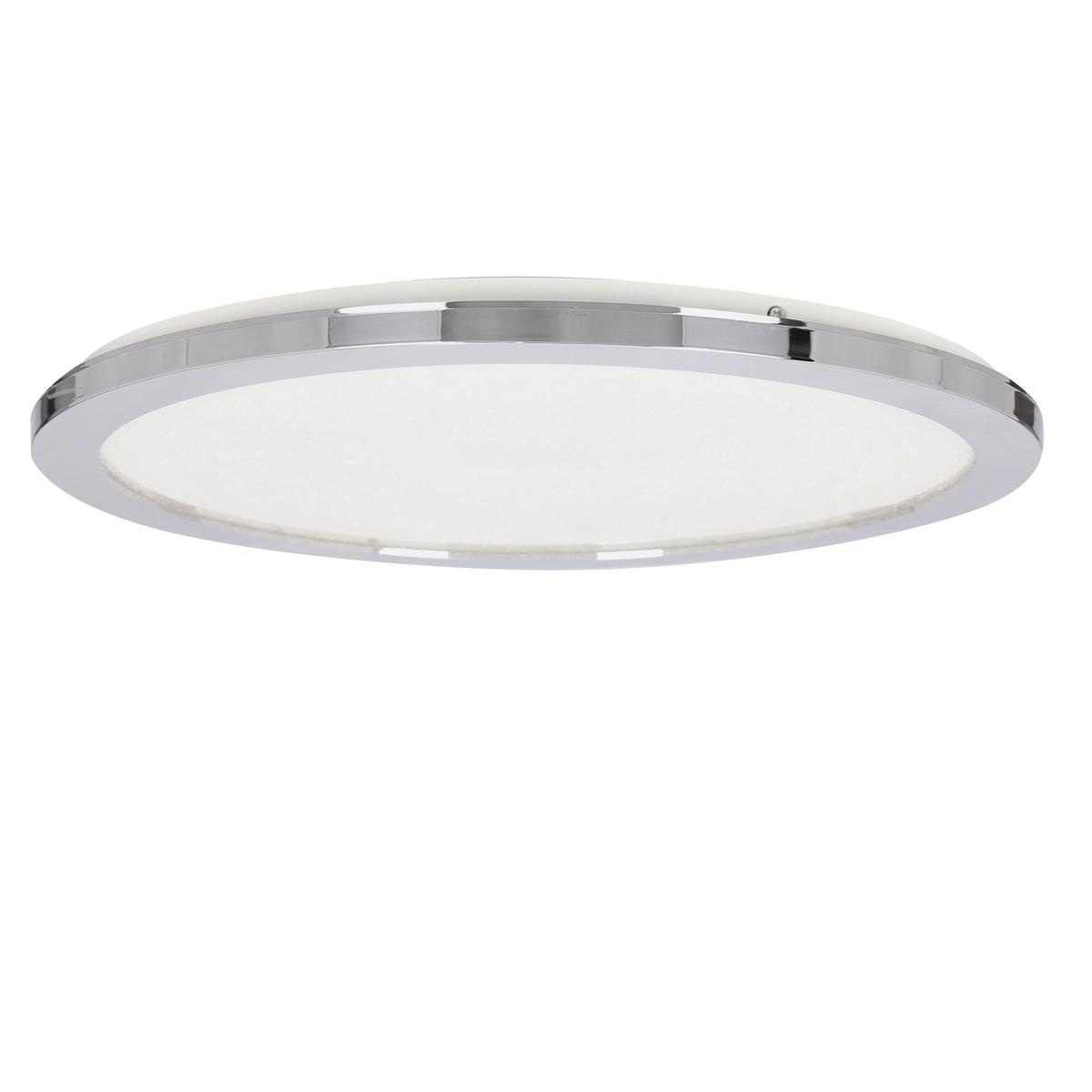 Led-deckenleuchte 10-67432 Pixel - Chromfarben, KONVENTIONELL, Kunststoff (40/40/2.7cm)