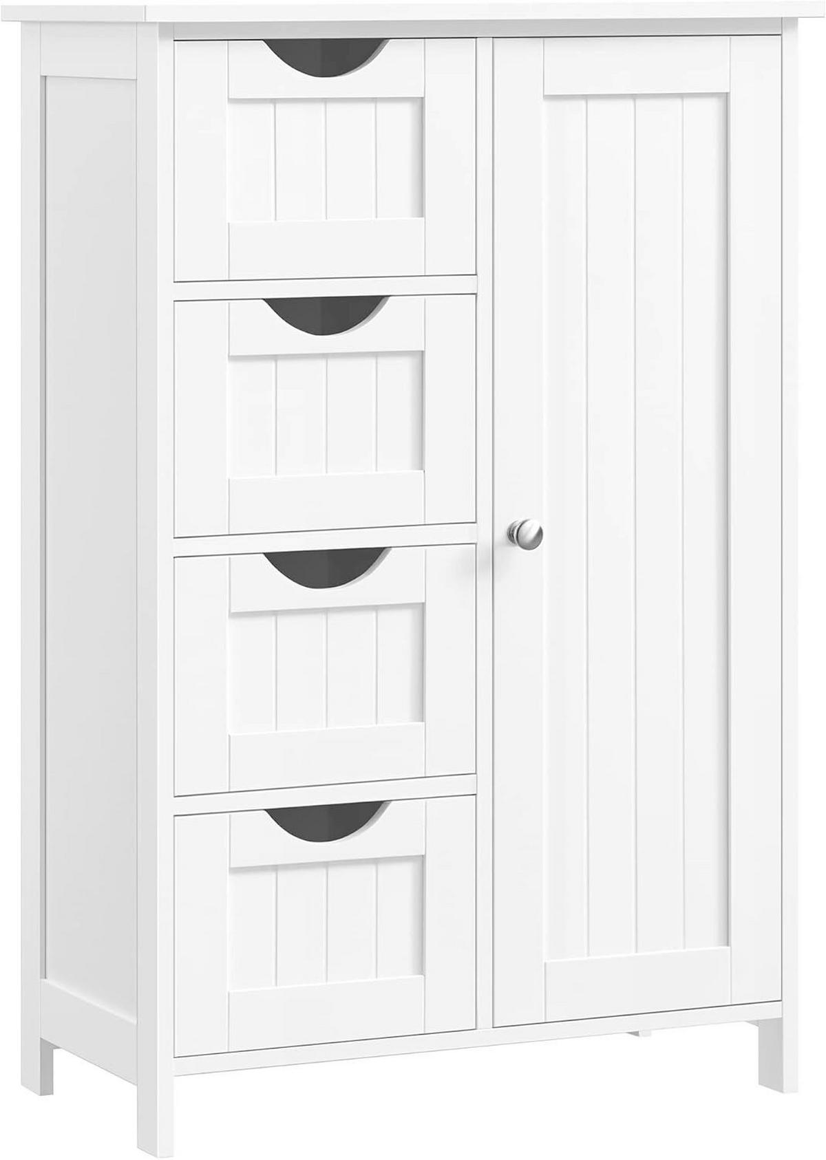 Midischrank Lhc41w - Weiß, Trend, Holzwerkstoff (55/82/30cm) - MID.YOU