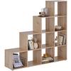 Raumteiler Pisa B: 149 cm Eiche Dekor - Eichefarben, MODERN, Holzwerkstoff (149/148/35cm)