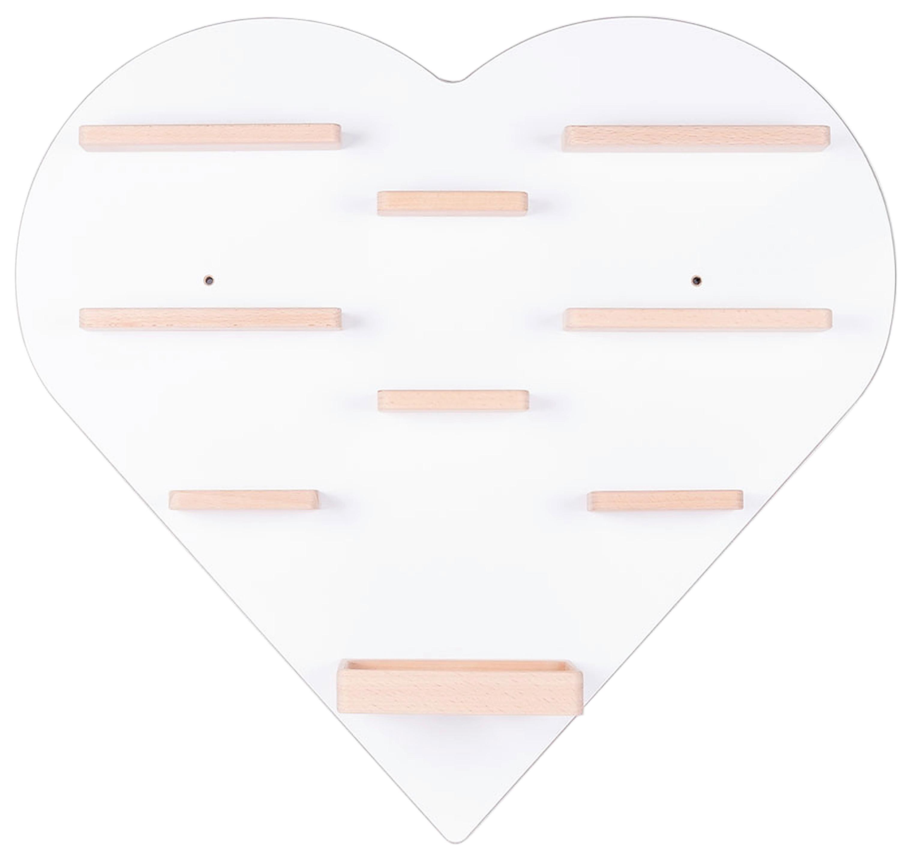 Kinderregal Boarti Weiß B: 54 cm - Weiß, MODERN, Holzwerkstoff (54/51/19cm) - MID.YOU