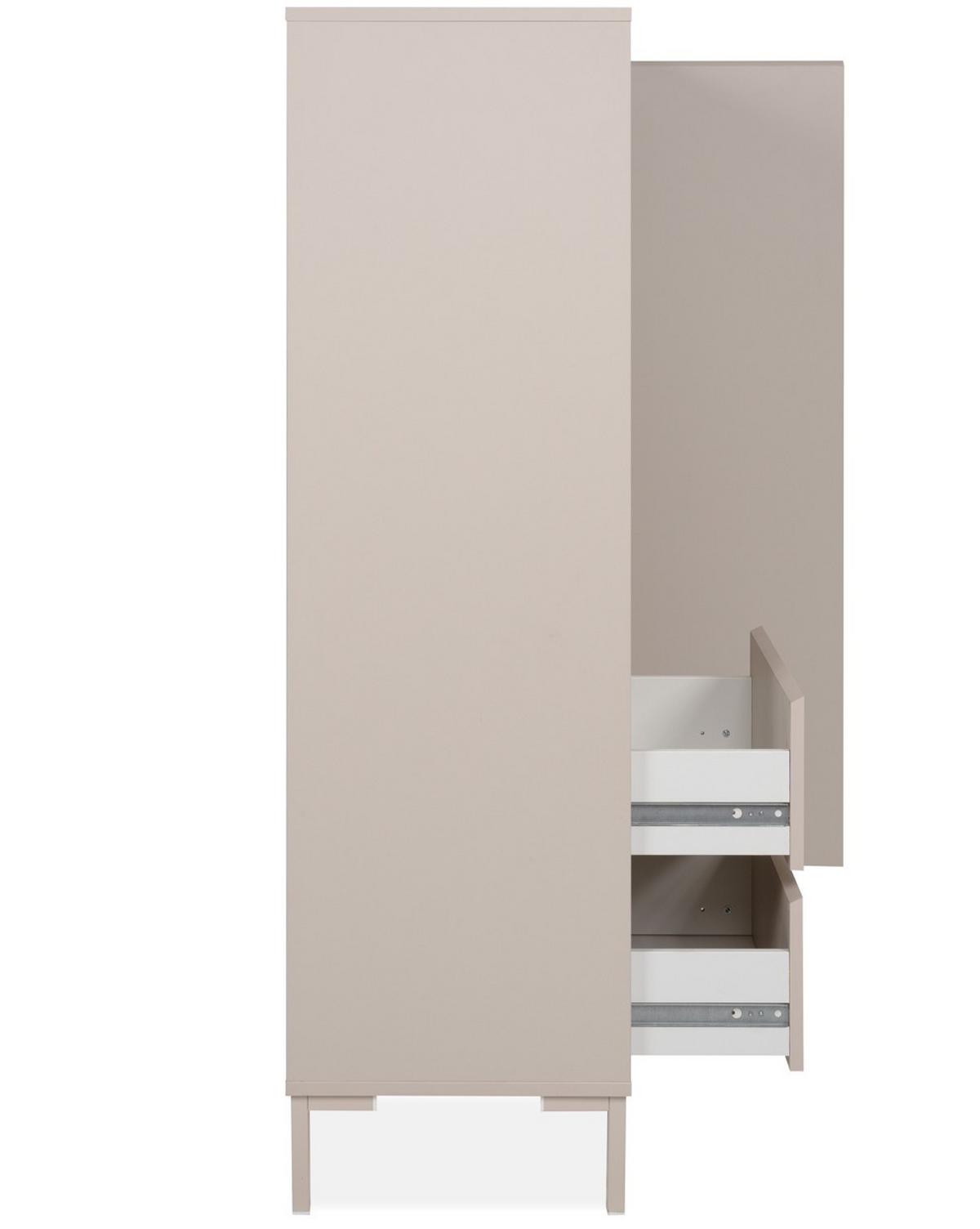 Highboard Korsika Kaschmir B: 81cm - Kaschmir, Design, Holzwerkstoff (81/139/40cm) - MID.YOU