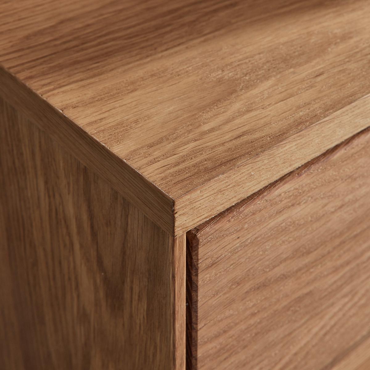 Skříň na odev LOLA dub masiv - divoký dub/černá, Lifestyle, kov/dřevo (70/196/40cm) - ecoTree