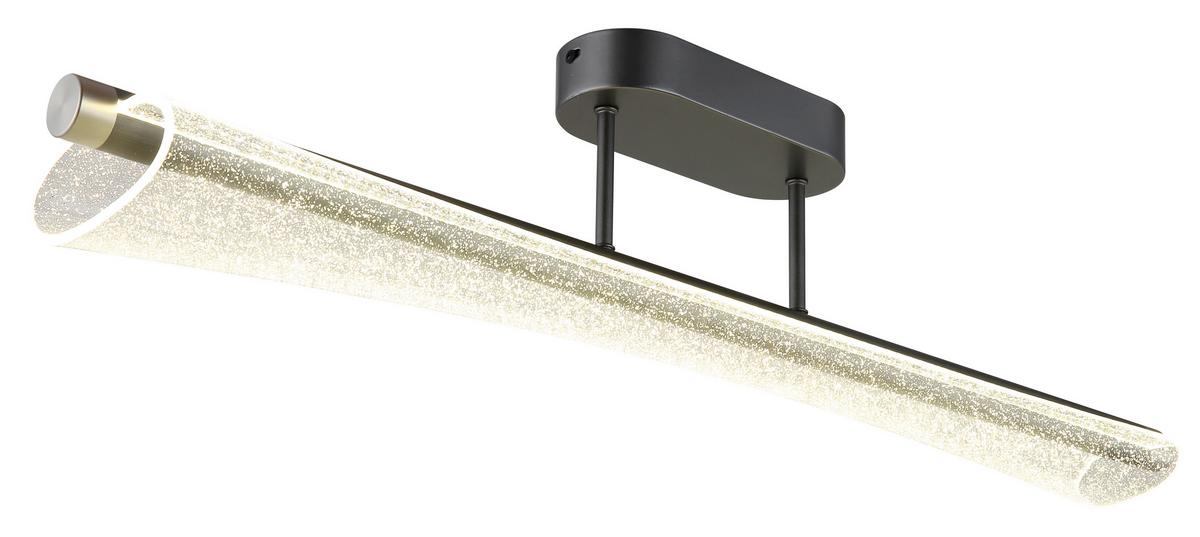Led Mennyezeti Lámpa 68256d Malinda - nikkelszínű/antracit, Design, műanyag/fém (81/12/19cm) - Globo