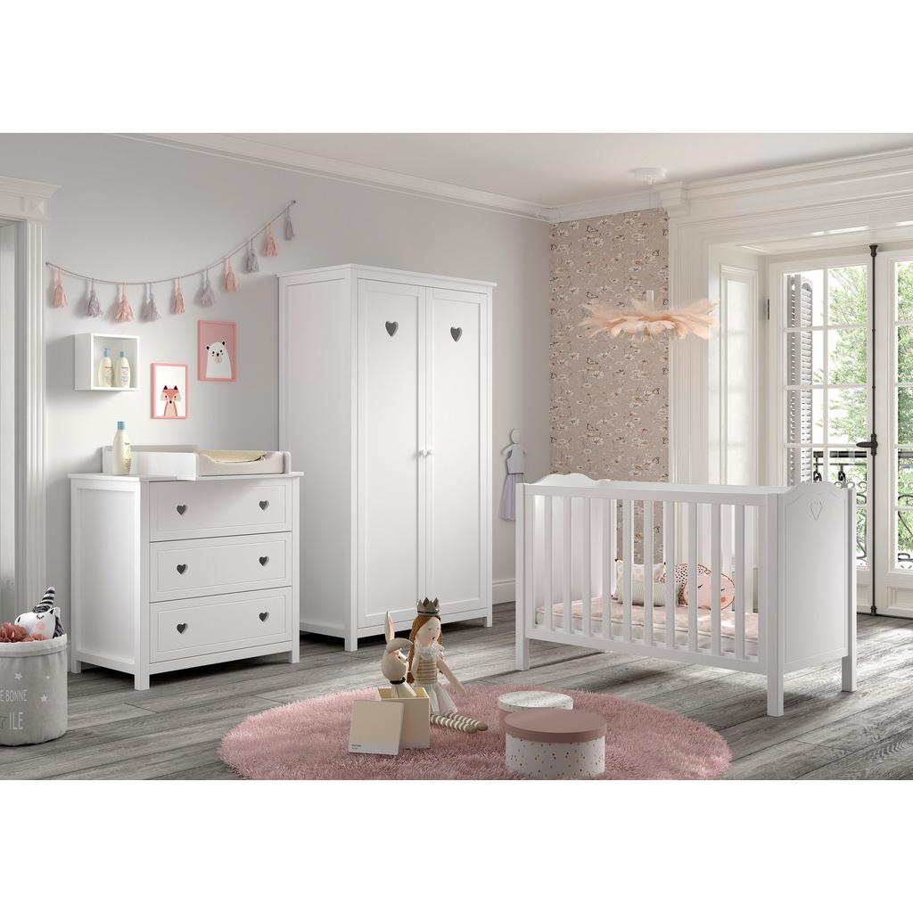 BABYZIMMER Amori Weiß 4-teilig