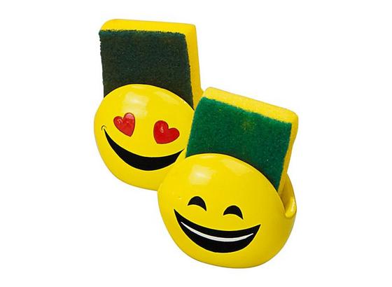 Schwammhalter Smiley - Gelb, KONVENTIONELL, Kunststoff (10/7/8,5cm) Schwammhalter Smiley - Gelb, KONVENTIONELL, Kunststoff (10/7/8,5cm)
