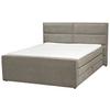 Boxspringbett Mit Topper+ Stauraum Beletto 160x200 Cm - Beige/Schwarz, Basics, Textil (160/200cm) - Livetastic