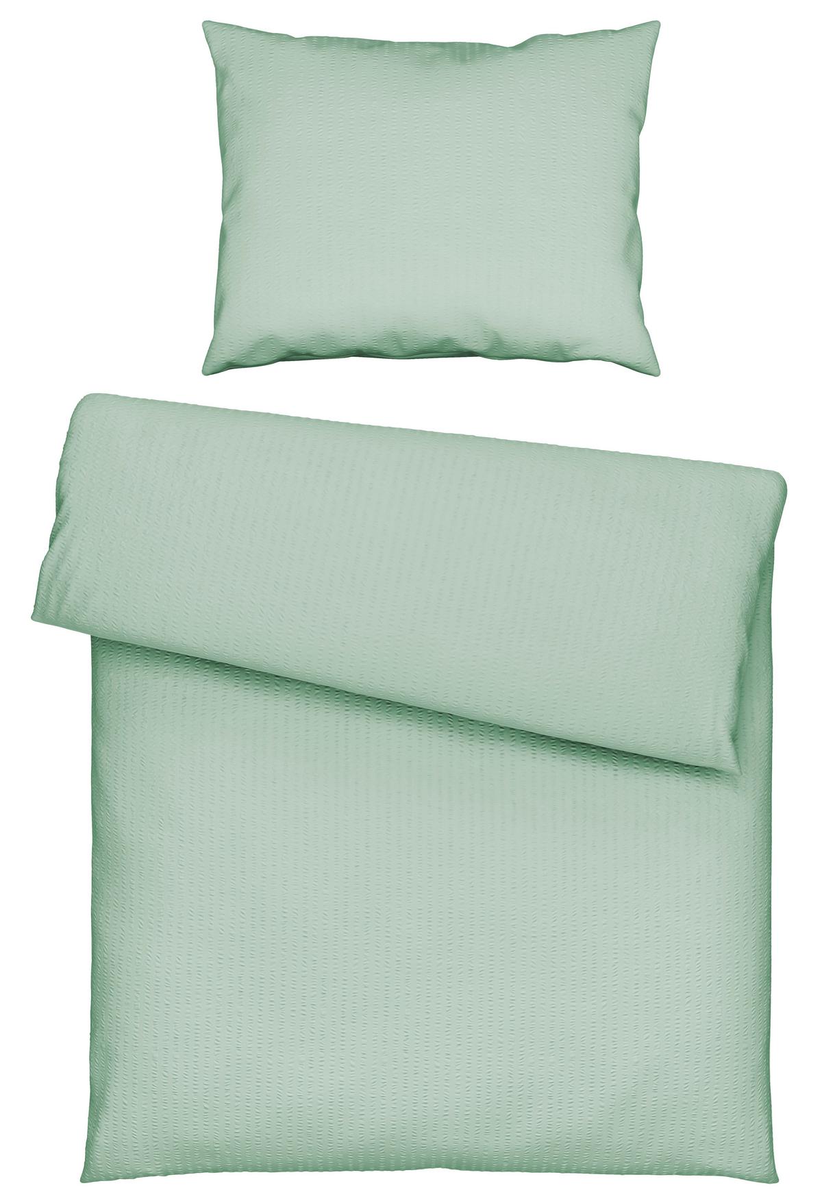 Ágyneműhuzat-garnitúra Larissa - mentazöld, Konventionell, textil - Ondega