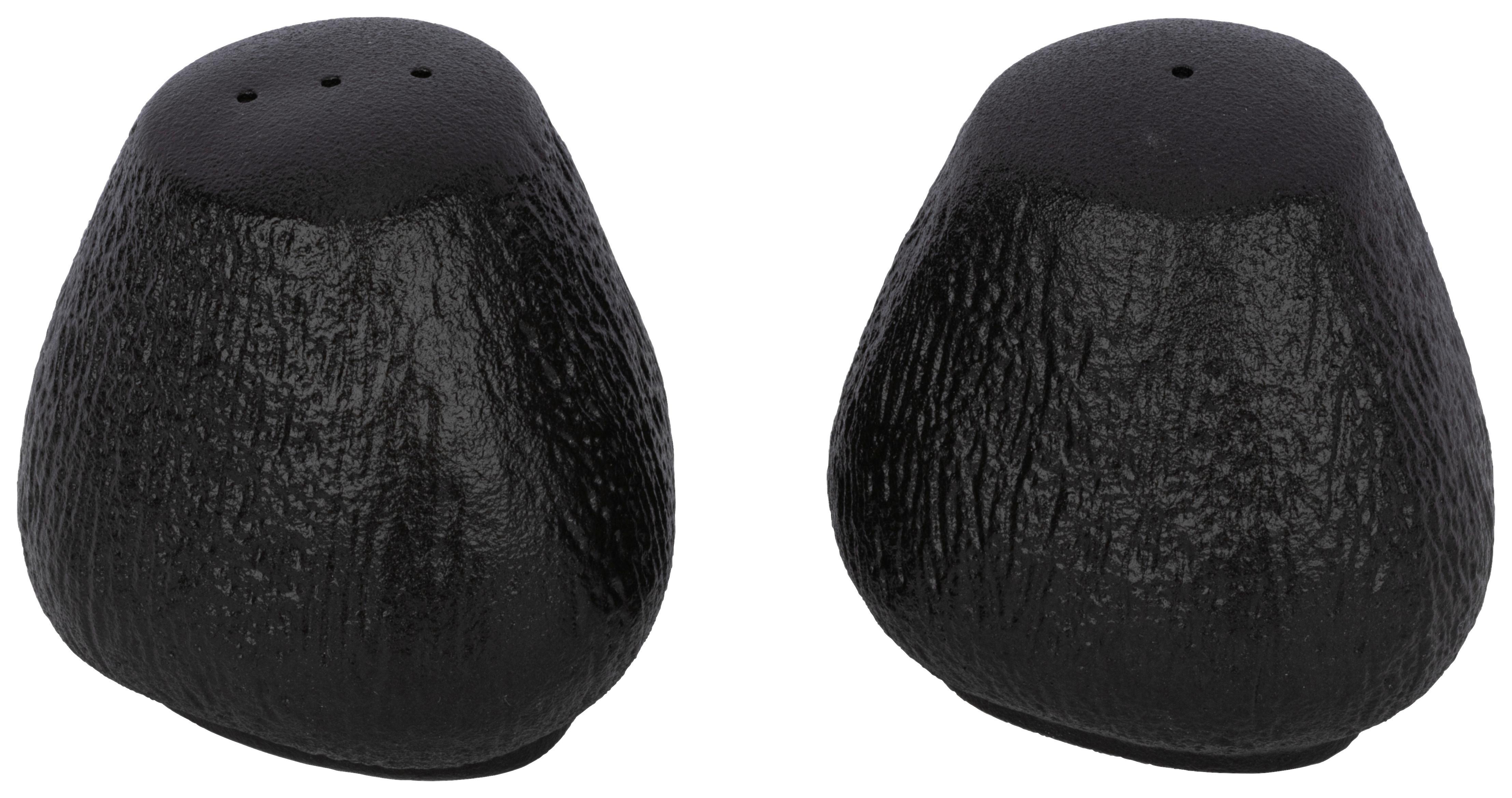 SOĽNIČKA A KORENIČKA HARUKI - čierna, Modern, keramika (7/7cm) - Mömax