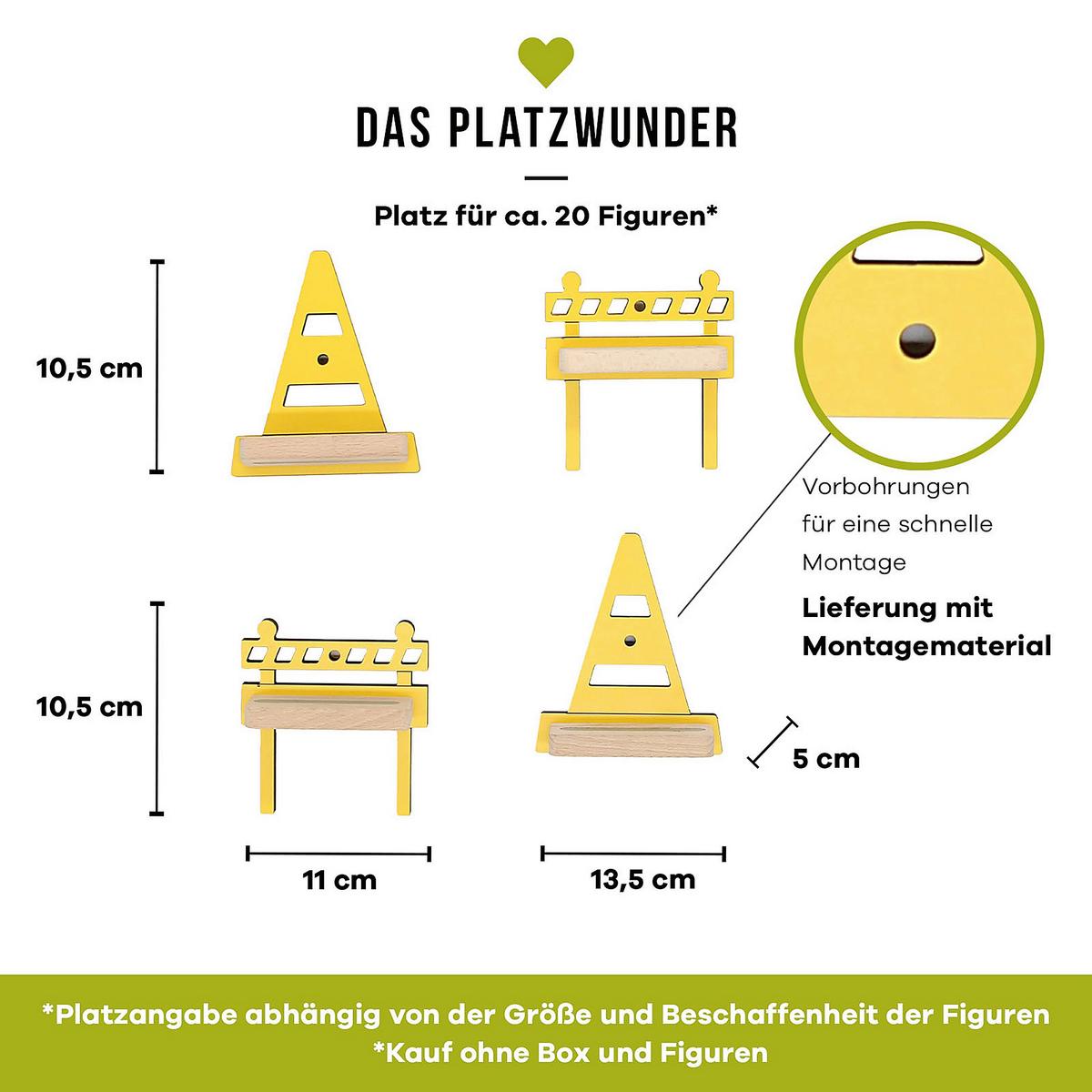 Kinderregal Boarti Gelb B: 13,5 Cm - Gelb, MODERN, Holzwerkstoff (13,5/10,5/5cm) - MID.YOU