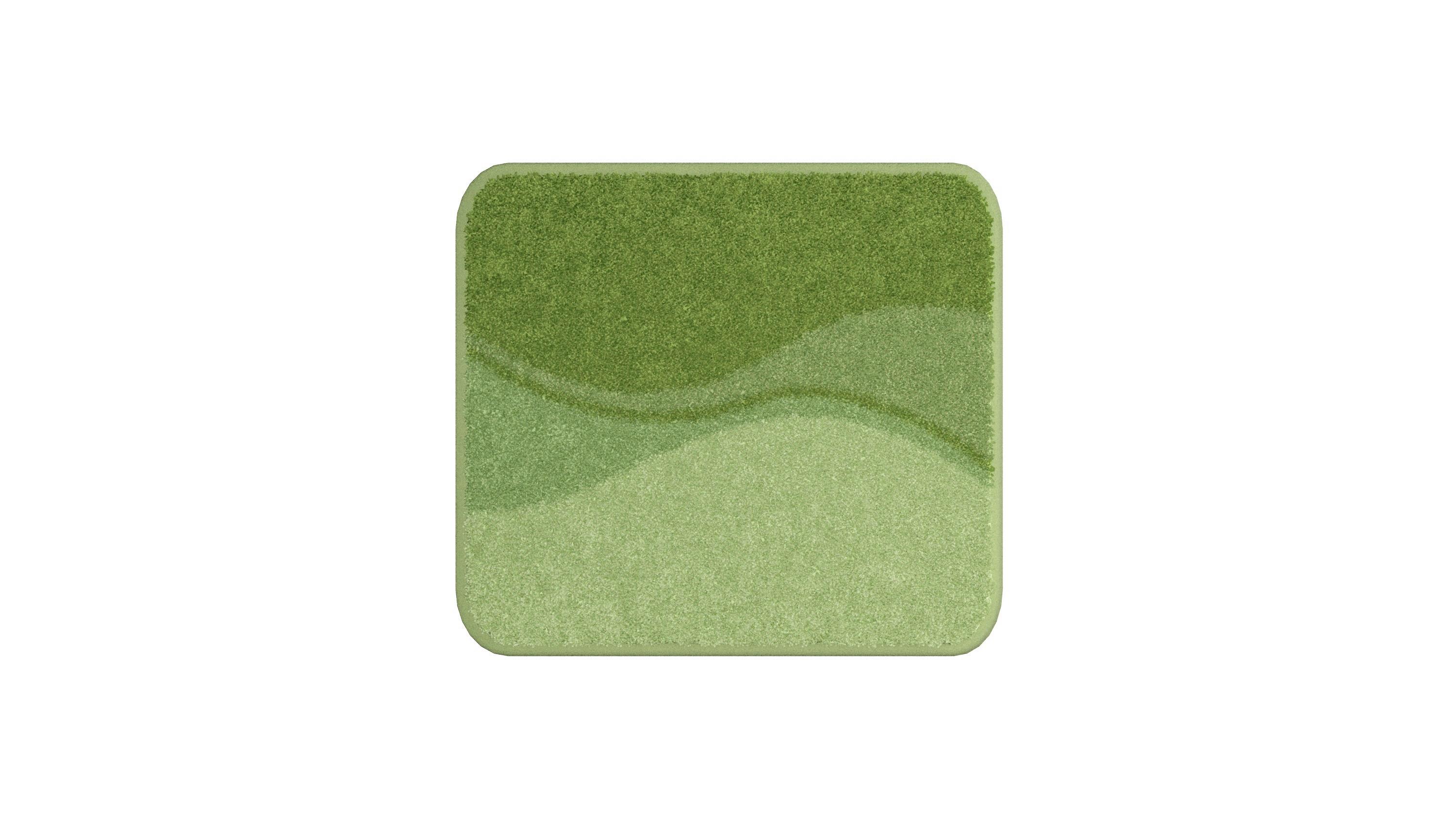 Bidet-vorleger Flash - Grün, Basics, Textil (40/50cm) - Grund