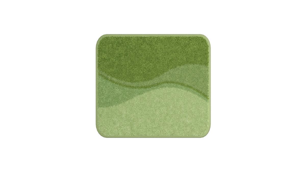 Bidet-vorleger Flash - Grün, Basics, Textil (40/50cm) - Grund