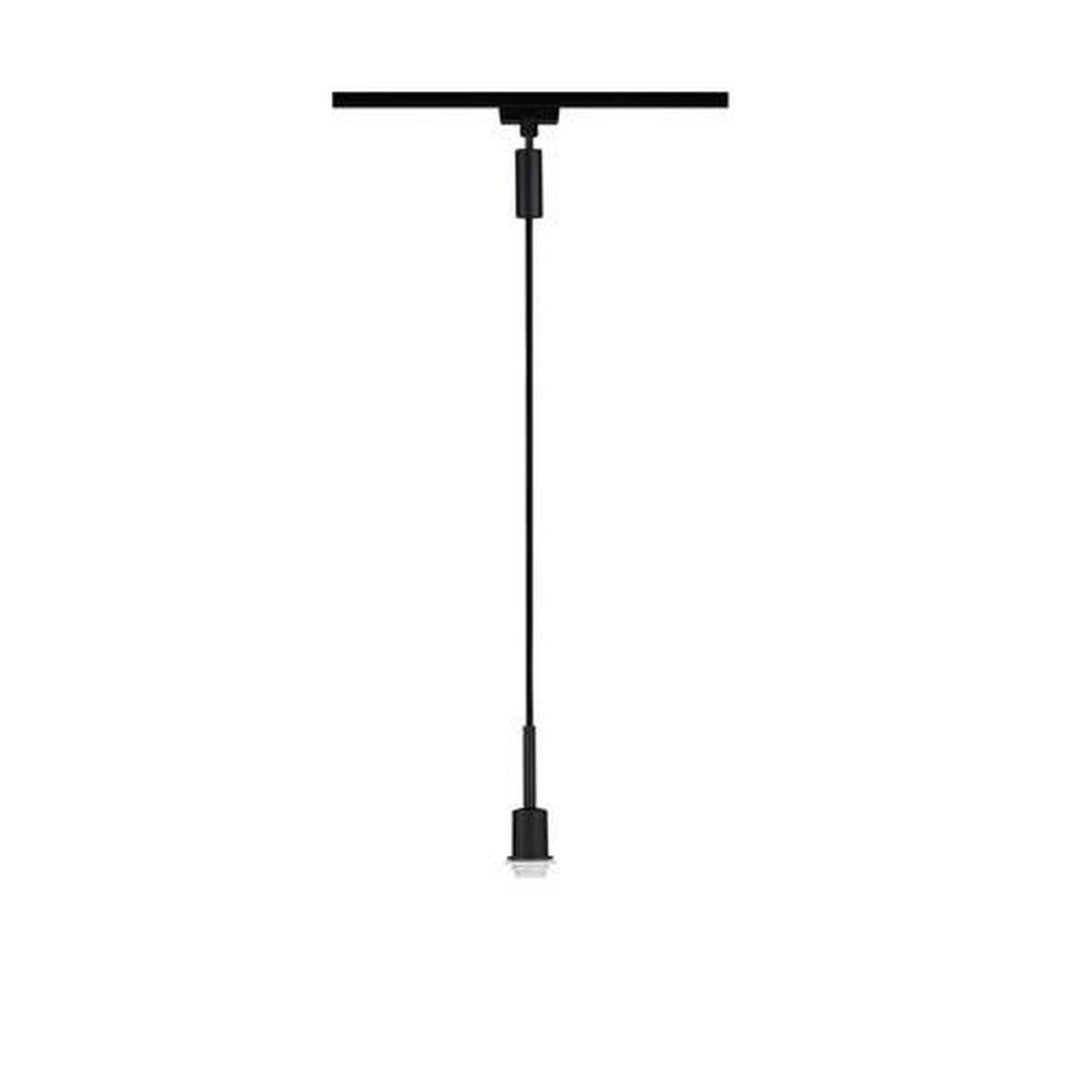 Schienensystem Urail Hängeleuchte 96912 Schwarz - Schwarz, Basics, Kunststoff/Metall (132cm) - Paulmann