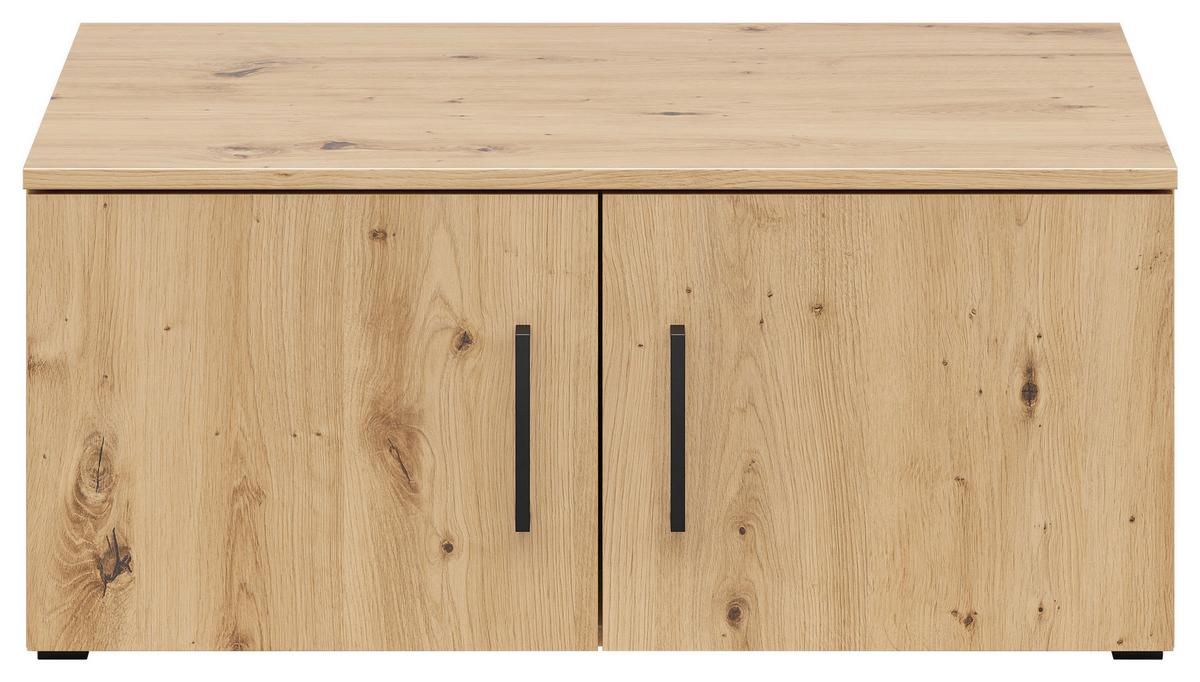 NADSTAVEC NA SKRIŇU Multistauraum - čierna/dub artisan, Modern, kompozitné drevo/plast (80/35/52cm)