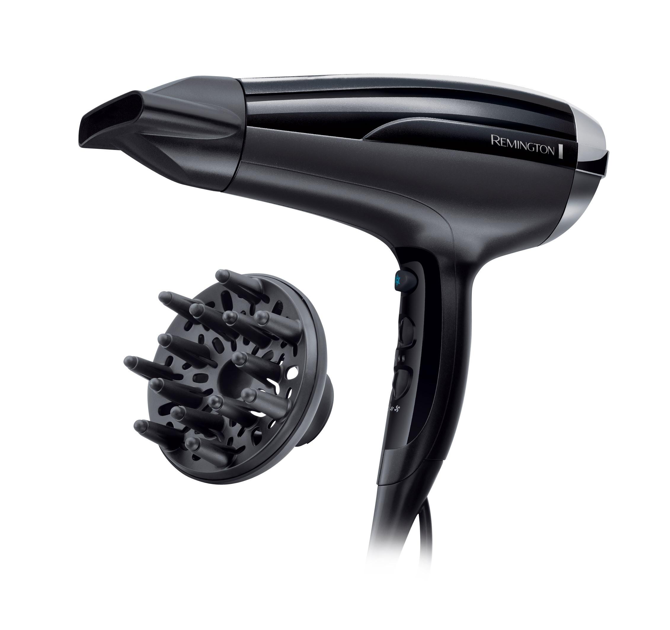 Remington Hajszárító D5215 Hajszárító - fekete, Basics, műanyag