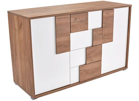 Komoda Daniel - farby dubu/biela, Moderný, kompozitné drevo (150/82/45cm) Komoda Daniel - farby dubu/biela, Moderný, kompozitné drevo (150/82/45cm)