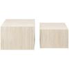 Couchtischset Dice - Beige, Design, Papier/Holzwerkstoff (58/50/40/33/58/50cm) - MID.YOU