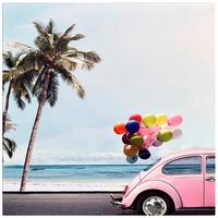 Leinwandbild Dagmar - Multicolor, KONVENTIONELL, Holz/Textil (50/50/1,8cm) - Luca Bessoni