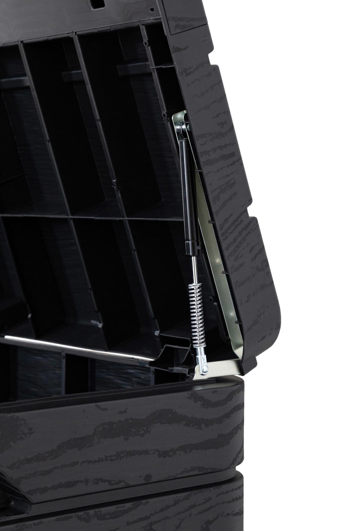 BEDNA NA POLŠTÁŘE DOLOMITI - antracitová, Basics, plast (146/85/82cm) - Mömax