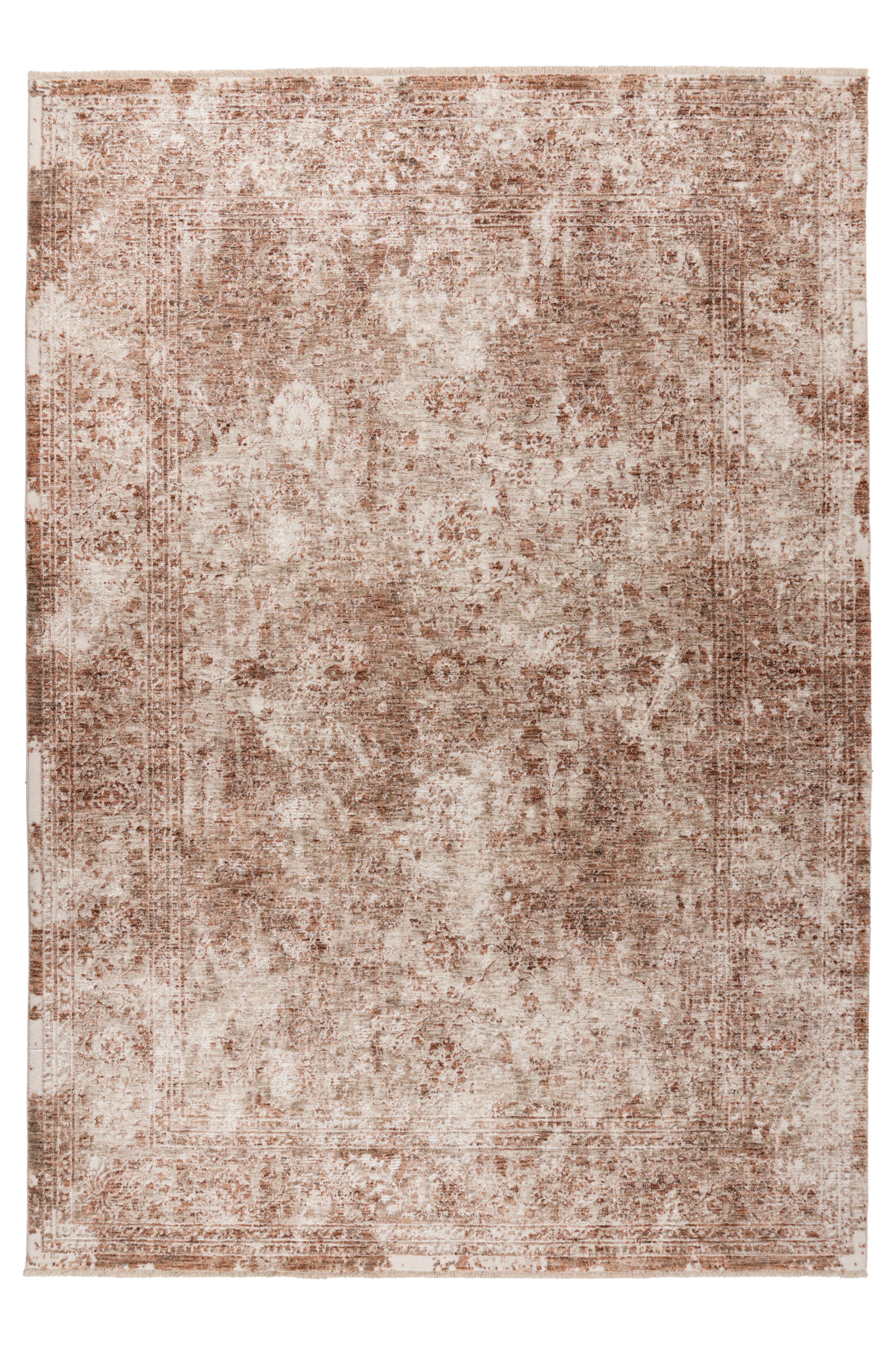 Flachwebteppich My Bella 238 Peach 140 X 200 - Koralle, Basics, Textil (140/200cm) - Obsession