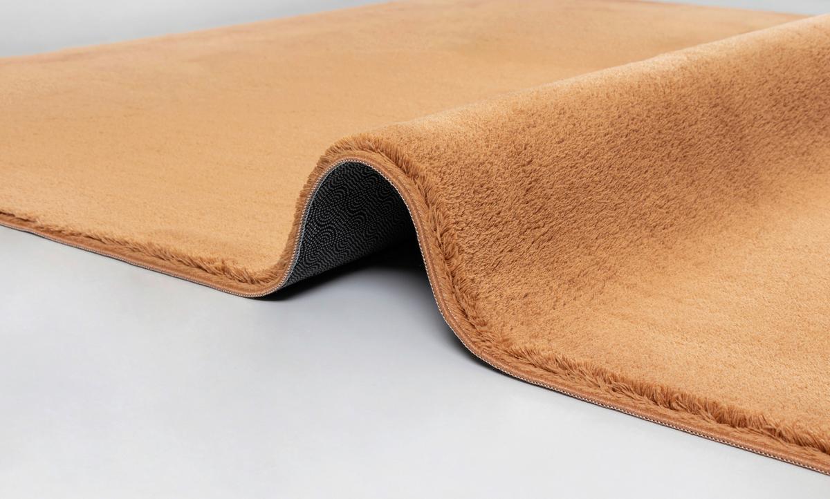 Fellteppich Loft - Terracotta, KONVENTIONELL, Textil (60/110cm)
