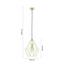 Závesná Lampa Skelleton 30/110 Cm, 60 Watt - zlatá, kov (30/110cm) - Mömax modern living Závesná Lampa Skelleton 30/110 Cm, 60 Watt - zlatá, kov (30/110cm) - Mömax modern living