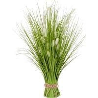 Kunstpflanze Grasbündel Beige L: 60 cm, Mariette - Beige/Grün, ROMANTIK / LANDHAUS, Kunststoff (25/60cm) - Luca Bessoni