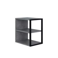 Couchtisch Echo Grau B: 30 Cm - Grau, Design, Holzwerkstoff/Metall (42/30/45cm) - Livetastic