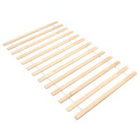 Rollrost Rolli 140x200 cm Echtholz 13 Leisten - Naturfarben, KONVENTIONELL, Holz (140/200cm)