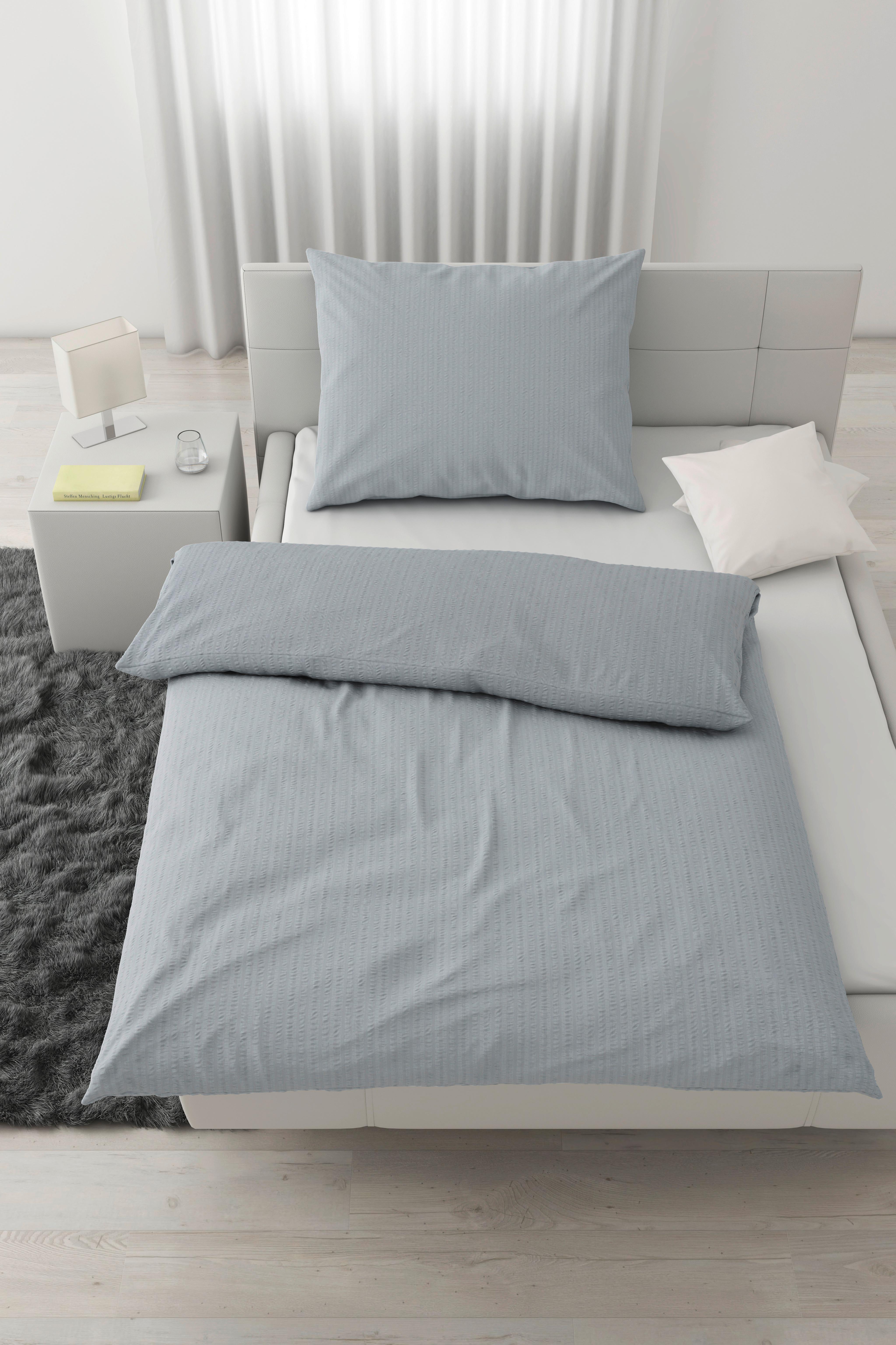 Povlečení Babs, 140/200cm, Světle Šedá - světle šedá, Moderní, textil (140/200cm) - Modern Living