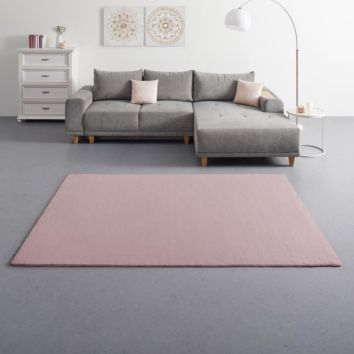 KOŽEŠINOVÝ KOBEREC PÄLSA-BASED- - růžová, Konvenční, textil (160/230cm) - Mömax