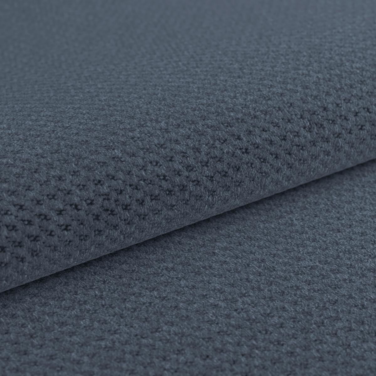 Bigsofa Bull Webstoff blau, B: 248 cm - Blau/Schwarz, Design, Textil (248/77-97/108cm) - Luca Bessoni