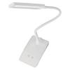 LED lampa na písací stôl Eddy V: 26cm, 6 Watt - biela, Basics, kov/plast (9.5/26/15.5cm)