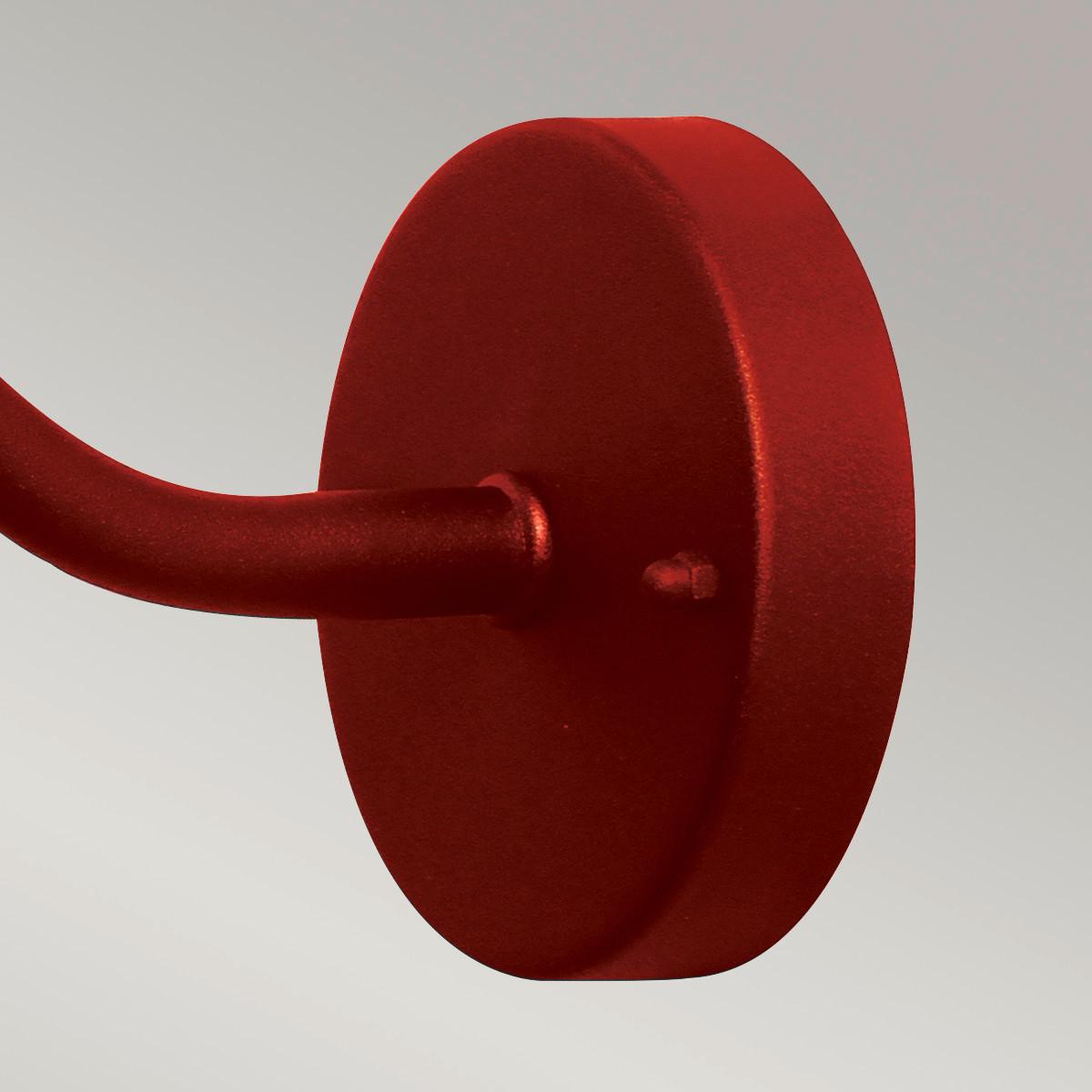 Außenwandleuchte Klampenborg-Oxr - Rot, KONVENTIONELL, Glas/Metall (42/27.5/25.5cm) - Elstead Lighting