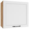 Küchenoberschrank Meran 60 Cm Weiß/eiche Dekor - Eiche Wotan/Weiß, LIFESTYLE, Holzwerkstoff (60/57/34cm) - Held