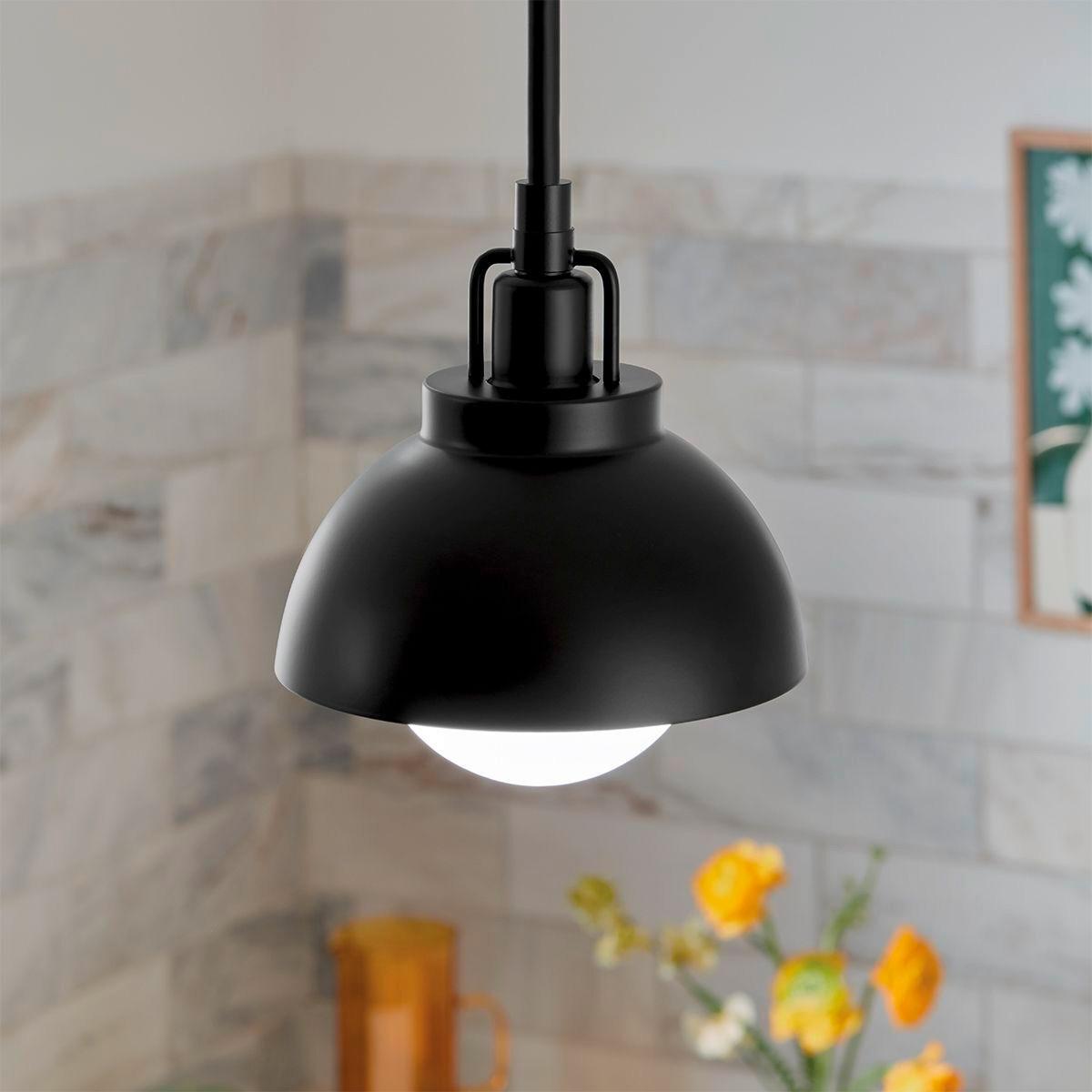 Falilámpa Kl-Niva-1w-1p-Bk - fekete, Konventionell, fém (22,7/20,3/24,1cm) - Elstead Lighting