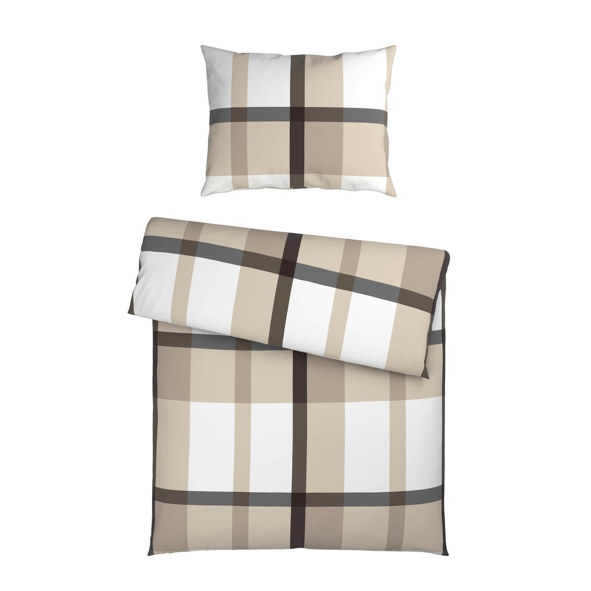 Bettwäsche Motala - Beige, MODERN, Textil - Luca Bessoni