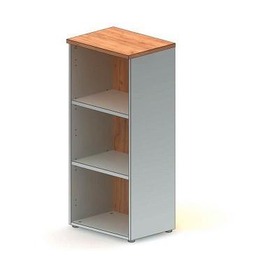 Aktenregal Kontor K4 Eiche Dekor Grau B: 50 cm - Eichefarben/Grau, MODERN, Holzwerkstoff (50/112/38cm)