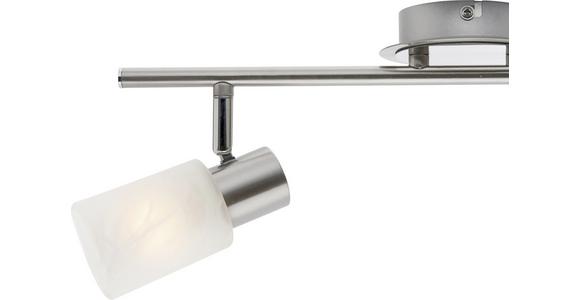 Strahler Elke 2-flammig Verstellbar L: 41,5 Cm - Chromfarben/Weiß, KONVENTIONELL, Glas/Metall (41,5cm) - James Wood