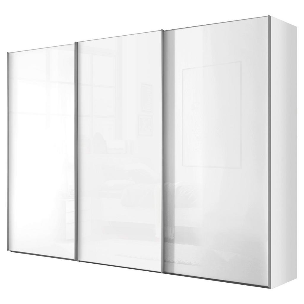 Schwebetürenschrank 249cm Lumos Weiß