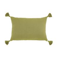 Dekoračný vankúš Frieda,40/60cm,olivově zelená - olivově zelená, Moderní, textil (40/60cm) - Modern Living