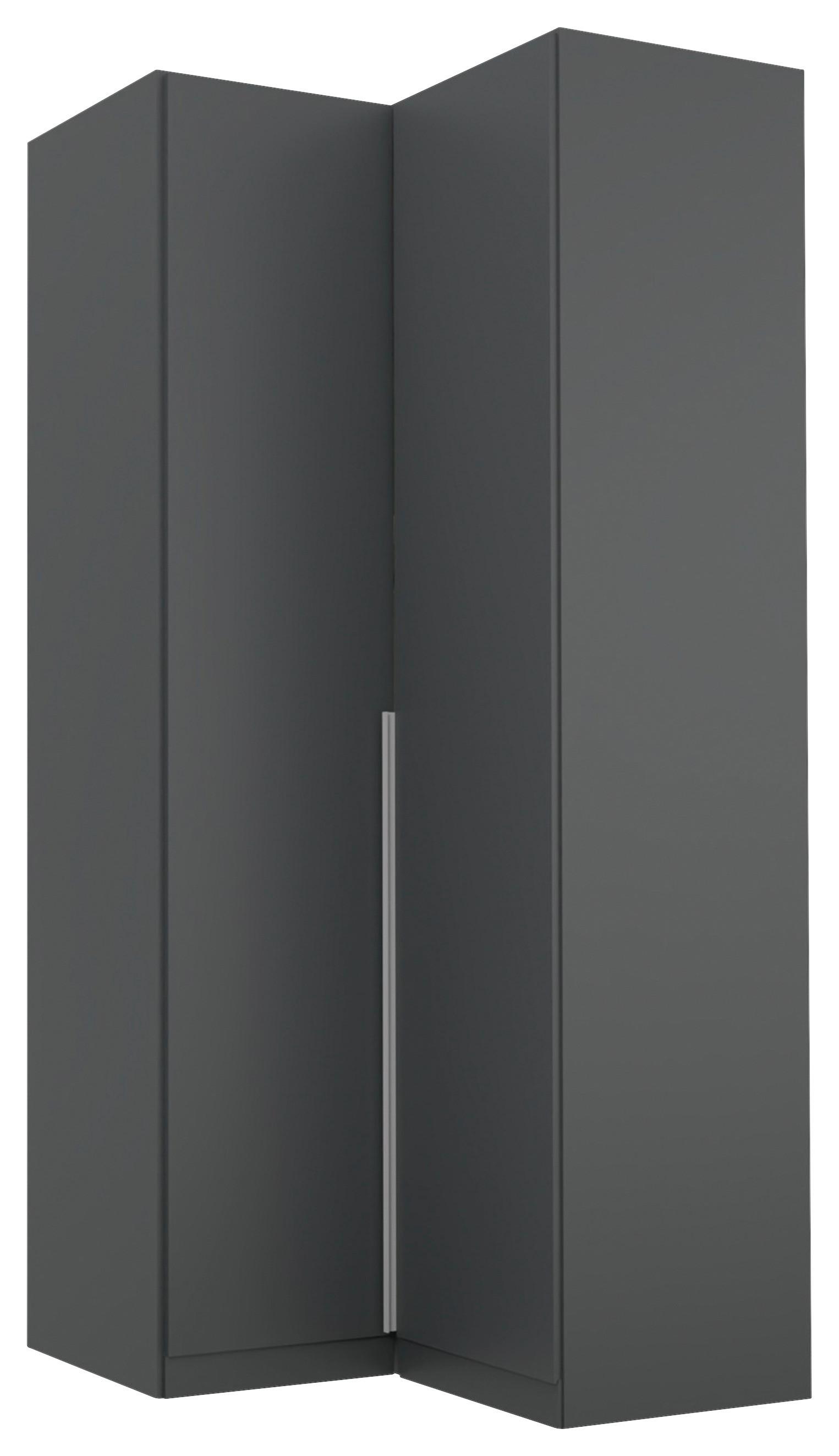 Eckschrank B: 100 cm Alabama, Grau - Grau, MODERN, Holzwerkstoff (100/229/102cm) - Rauch Möbel