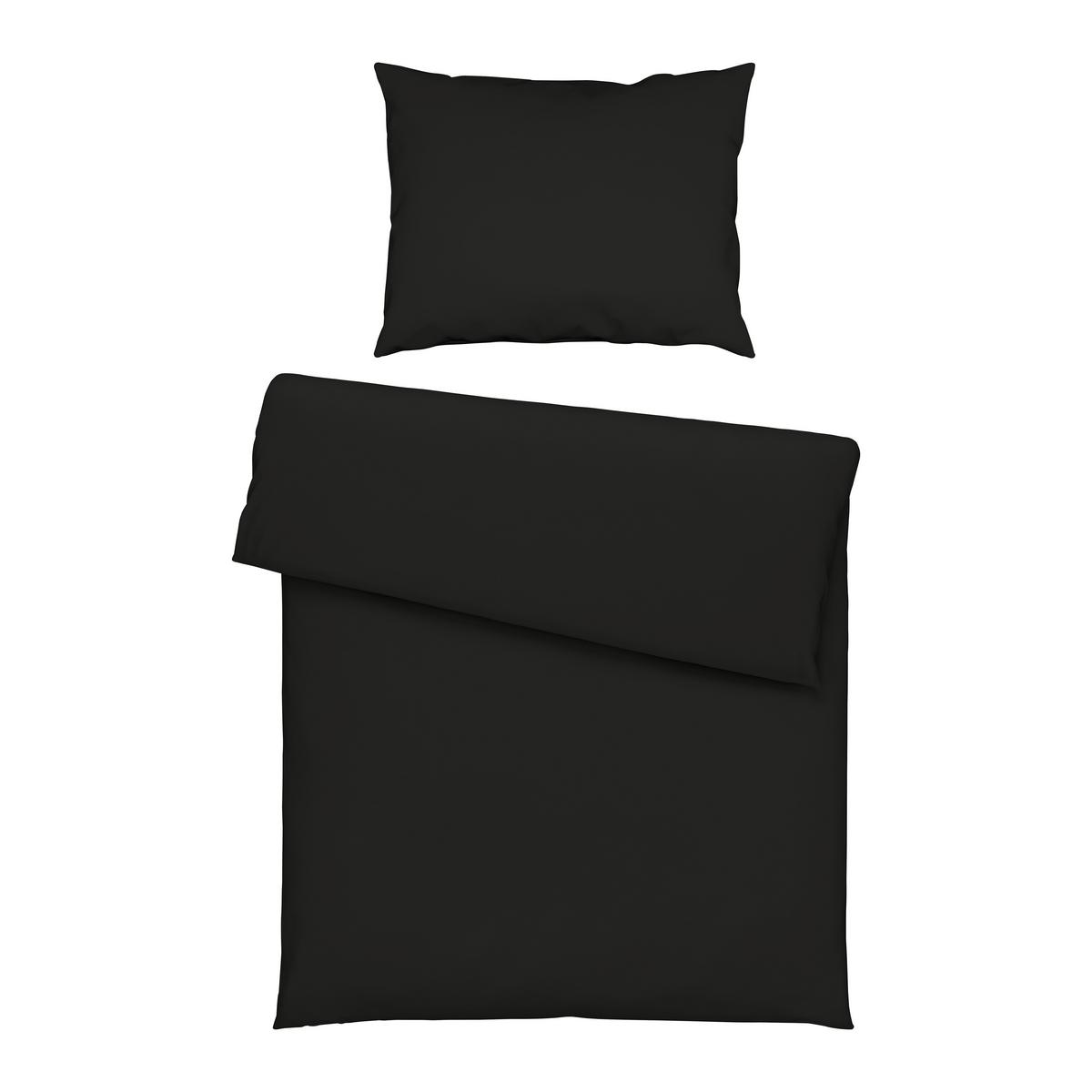 POVLEČENÍ Blacky, 140/200cm, černá - černá, Moderní, textil (140/200cm) - Modern Living