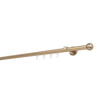 Rundstangengarnitur Goldfarben L: 320 cm - Goldfarben, Basics, Metall (320cm)