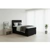 Boxspringbett Togo 90 90x200 Graphitfarben - Graphitfarben/Schwarz, MODERN, Holzwerkstoff/Textil (90/200cm) - MID.YOU