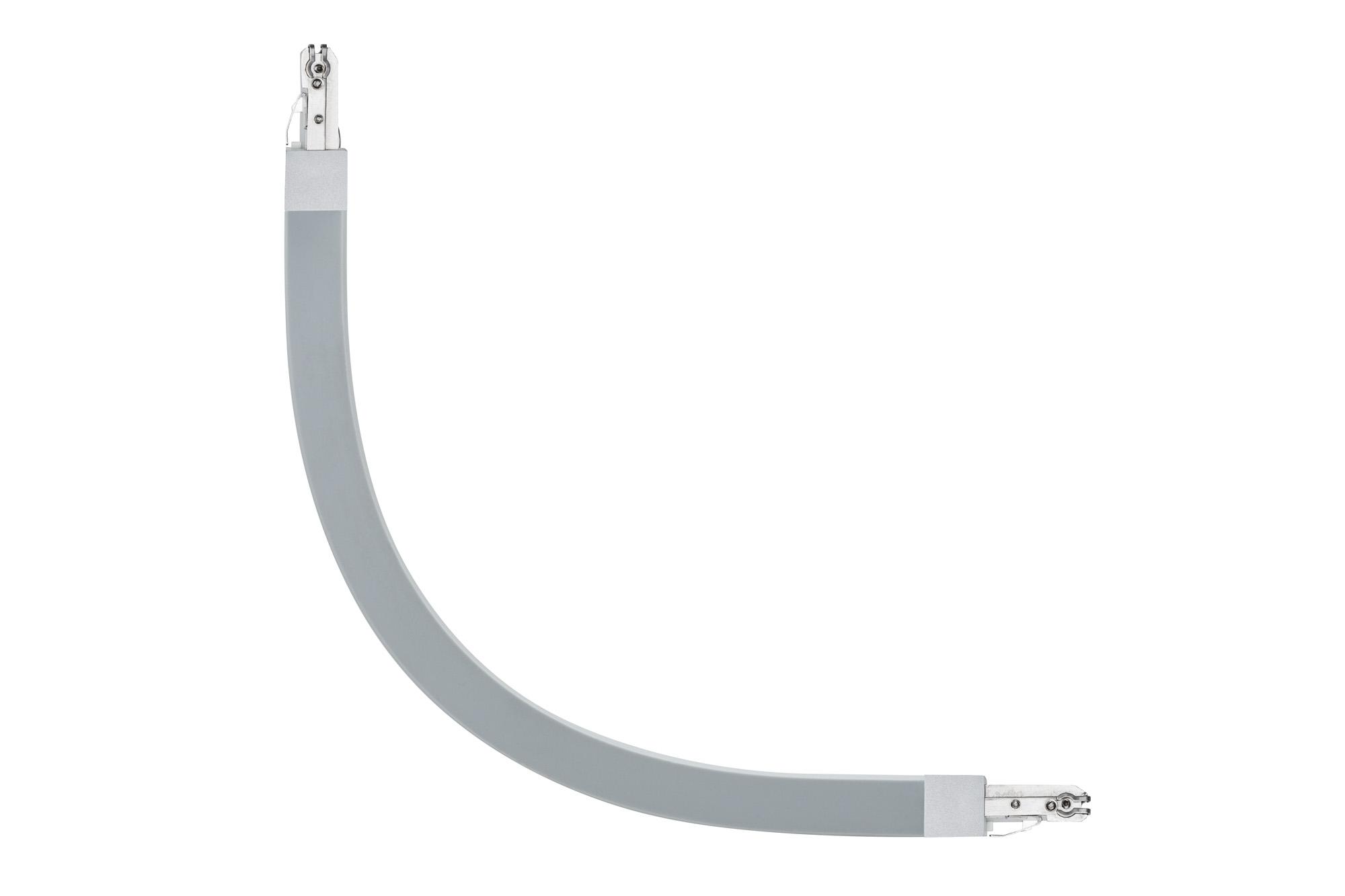 Schienensystem Urail Flex- Verbinder 95327 Chromfarben - Chromfarben, Design, Kunststoff (44/1,8/1,8cm) - Paulmann