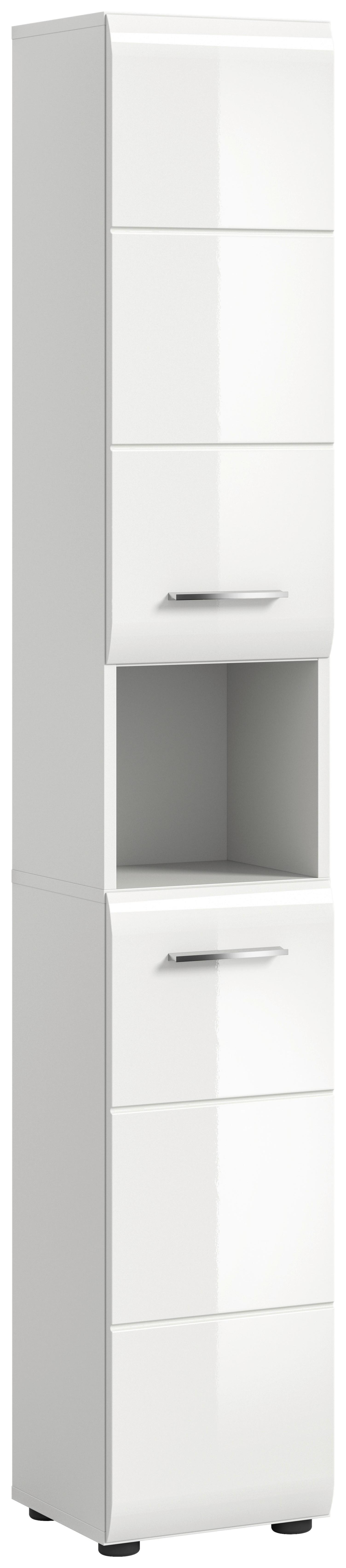 Hochschrank Ice Weiß/weiß Hg B: 30 Cm